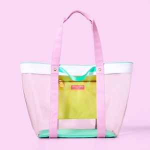 Stoney Clover Lane - Transparent Beach Tote Bag (Clear/Lavender)